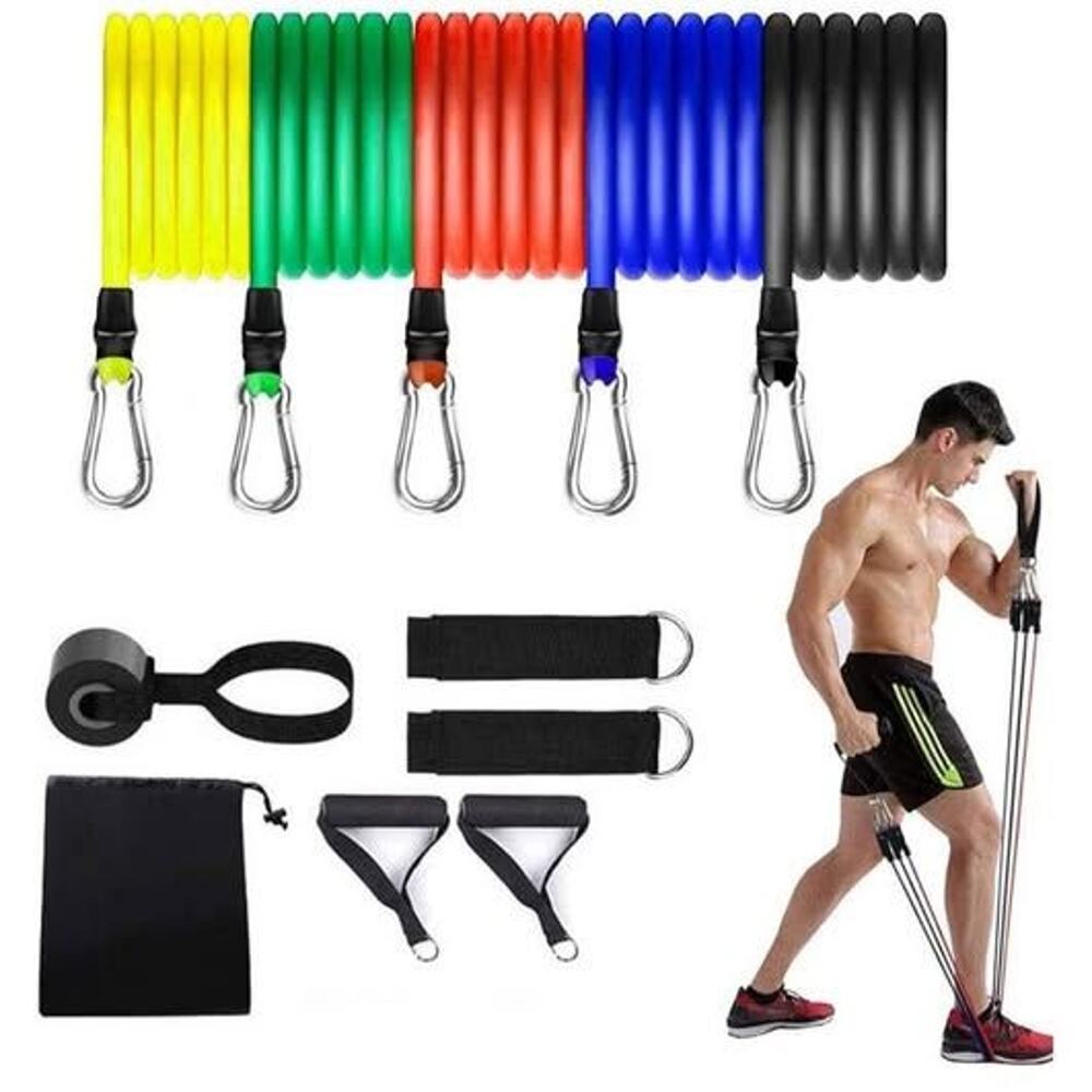 Exercise Resistance Bands with Door Anchor, NEW